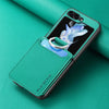 Leather Card Slot Phone Case for Samsung Z Flip 5G