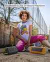 40W Outdoor Bluetooth Speaker with Stereo Sound & RGB Lights