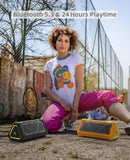 40W Outdoor Bluetooth Speaker with Stereo Sound & RGB Lights