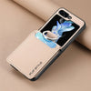 Leather Card Slot Phone Case for Samsung Z Flip 5G