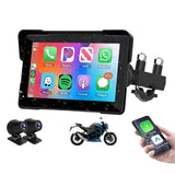 Waterproof CarPlay GPS DVR for Motorcycles 5 & 7 Inch LCD