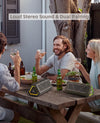 40W Outdoor Bluetooth Speaker with Stereo Sound & RGB Lights