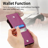 Leather Card Slot Phone Case for Samsung Z Flip 5G