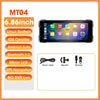 7 Inch Motorcycle GPS with Wireless CarPlay and Android Auto IPX7 Waterproof